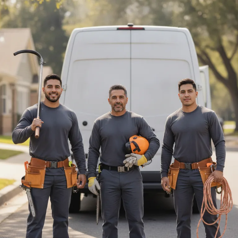 Abate de Árvores equipe em Cidade Ocidental